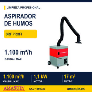 Aspirador SRF Profi para Humos.