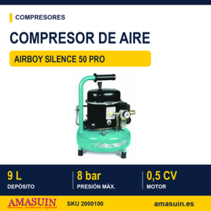 Compresor Aire Airboy Silence 50 Pro.