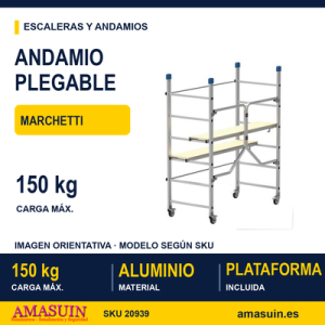 Andamio Plegable Dinámico con Plataforma.