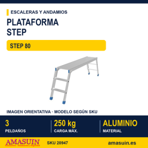 Plataforma STEP 80 de 3 Peldaños