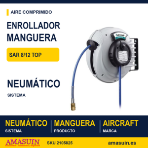 Enrollador SAR 8/12 TOP Manguera Neumática.