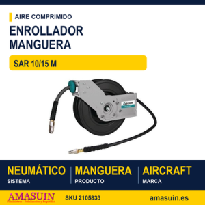 Enrollador SAR 10/15 M RP Manguera Neumática.