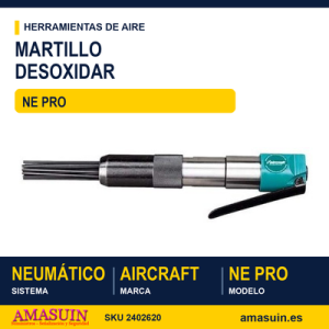 Martillo Agujas Desoxidar NE PRO.
