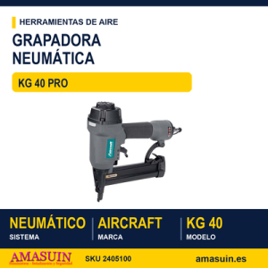 Grapadora Neumática KG 40 PRO.