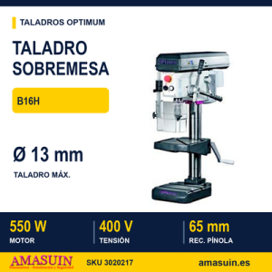 Taladro Sobremesa Optimum B16H.