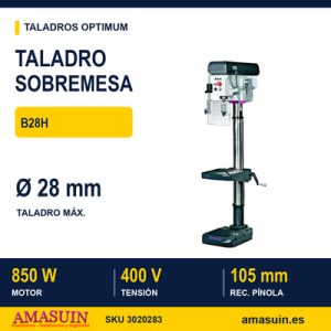 Taladro Sobremesa Optimum B28H.