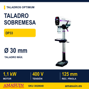 Taladro Sobremesa Optimum DP33.
