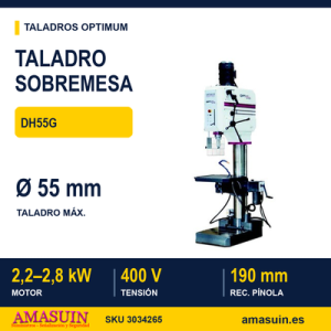 Taladro Sobremesa Optimum DH55G.