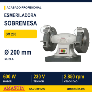 Esmeriladora SM 200.