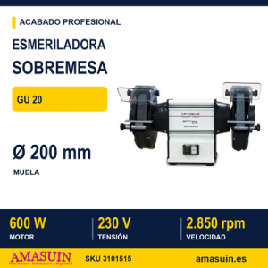 Esmeriladora GU 20.