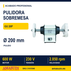 Pulidora Sobremesa GU 20P.