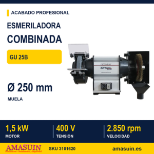 Esmeriladora Combinada GU 25B.