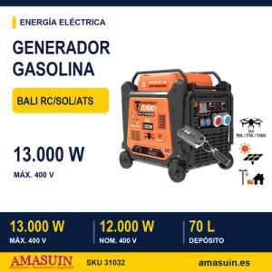 GENERADOR 13000W BALI RC-SOL-ATS