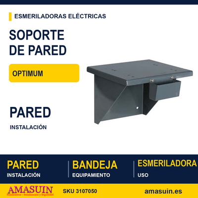Soporte Pared Esmeriladoras. 1 Soporte Pared Esmeriladoras.
