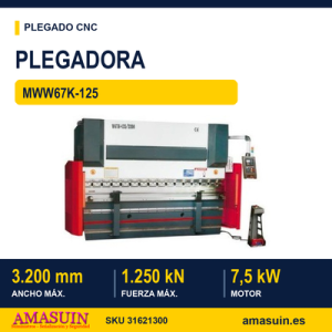 Plegadora MWW67K-125 3200 CNC.