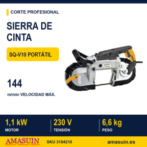 Sierra Cinta SQ-V10 Portátil.