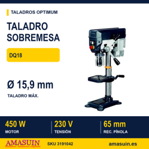 Taladro Sobremesa Optimum DQ18.