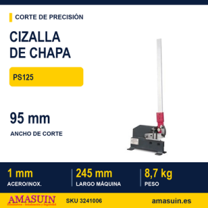 Cizalla Manual PS125.