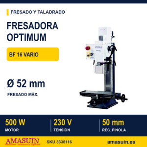 Fresadora BF 16 Vario.