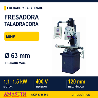 Fresadora Taladradora Optimum MB4P. 1 Fresadora Taladradora Optimum MB4P.