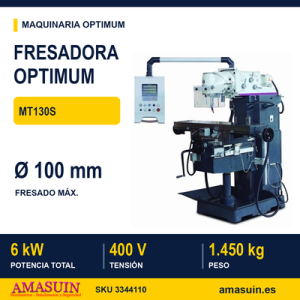 Fresadora Universal Optimum MT130S.