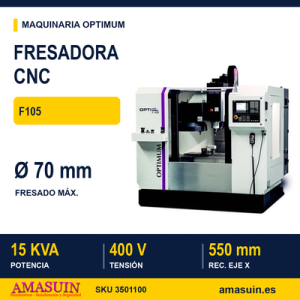 Fresadora CNC Optimum F105.