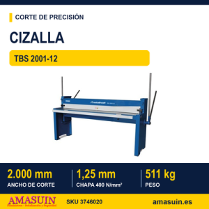 Cizalla TBS 2001-12 de Palanca.