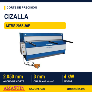 Cizalla MTBS 2055-30E Motorizada.