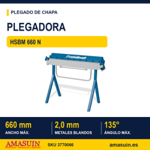 Plegadora Manual HSBM 660 N.