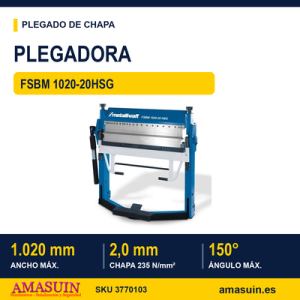 Plegadora FSBM 1020-20HSG Manual.