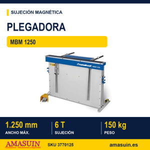 Plegadora MBM 1250 Magnética.