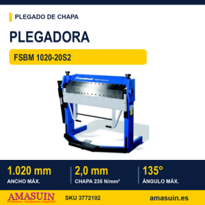 Plegadora FSBM 1020-20S2 Manual.