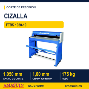 Cizalla FTBS 1050-10 Manual.