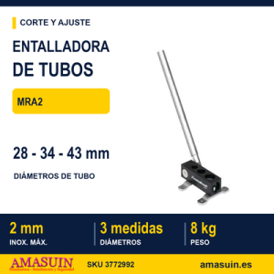 Entalladora Tubos MRA2.