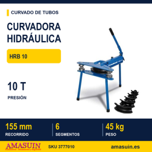 Curvadora Hidráulica HRB 10.