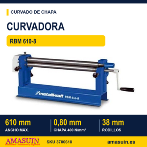 Curvadora Manual RBM 610-8.