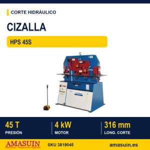 Cizalla HPS 45S Hidráulica Combinada.