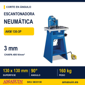 Escantonadora Neumática AKM 130-3P.