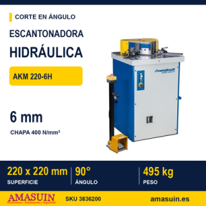 Escantonadora Hidráulica AKM 220-6H.