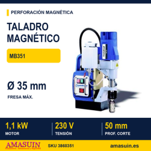 Taladro Magnético Metallkraft MB351.
