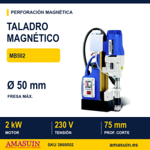 Taladro Magnético Metallkraft MB502.