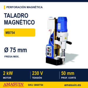 Taladro Magnético Metallkraft MB754.