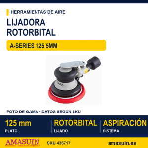 Lijadora Rotorbital A-Series 125 5mm.
