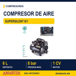 Compresor Aire Supersilent 6/1.