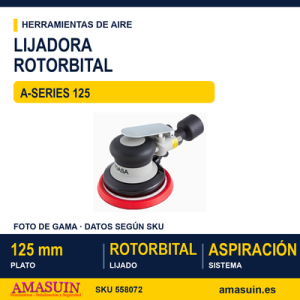 Lijadora Rotorbital A-Series 125 2.5mm.
