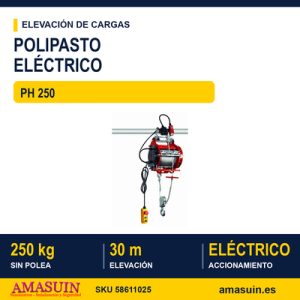 Polipasto Eléctrico PH 250.