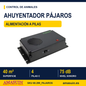 Ahuyentador Pájaros a Pilas