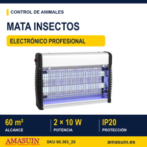 Mata insectos electrónico prof.2x10W