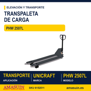 Transpaleta PHW 2507L.