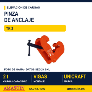 Pinza de Anclaje TK 2 para Vigas.